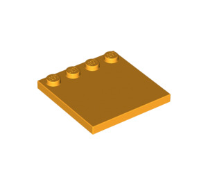 LEGO Bright Light Orange Tile 4 x 4 with Studs on Edge (6179)