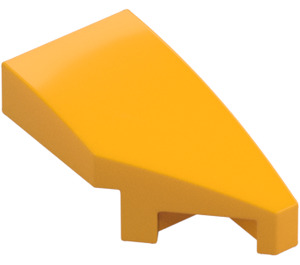 LEGO Bright Light Orange Wedge 1 x 2 Right (29119)