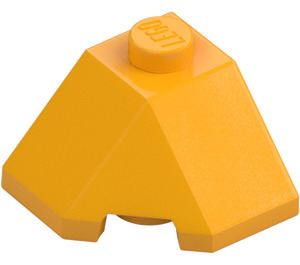 LEGO Bright Light Orange Wedge 2 x 2 (45°) Corner (13548)