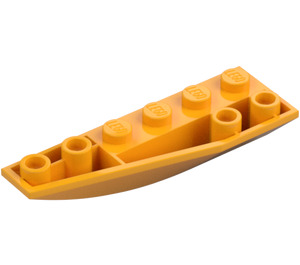 LEGO Helder lichtoranje Wig 2 x 6 Dubbele Omgekeerd Links (41765)