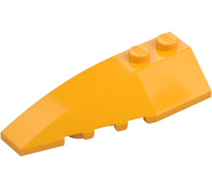 LEGO Leuchtendes helles Orange Keil 2 x 6 Doppelt Links (5830 / 41748)