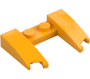 LEGO Bright Light Orange Wedge 3 x 4 x 0.7 with Cutout (11291 / 31584)