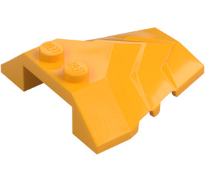 LEGO Bright Light Orange Wedge 4 x 4 with Angled Top (86148)