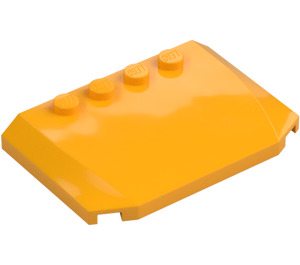 LEGO Bright Light Orange Wedge 4 x 6 Curved (52031)