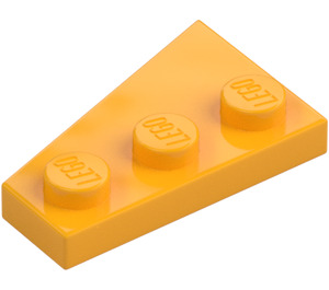 LEGO Leuchtendes helles Orange Keil Platte 2 x 3 Flügel Rechts  (43722)