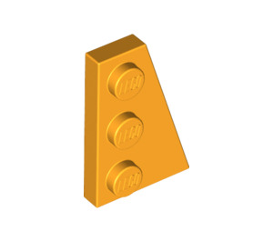 LEGO Bright Light Orange Wedge Plate 2 x 3 Wing Right  (43722)