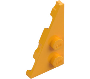 LEGO Bright Light Orange Wedge Plate 2 x 4 Wing Left (65429)