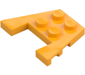 LEGO Leuchtendes helles Orange Keil Platte 3 x 4 mit Noppenkerben (28842 / 48183)