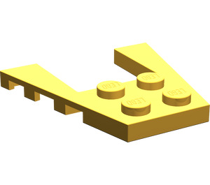 LEGO Bright Light Orange Wedge Plate 4 x 4 with 2 x 2 Cutout (41822 / 43719)