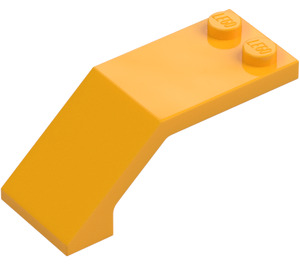 LEGO Bright Light Orange Windscreen 2 x 5 x 1.3 (6070 / 35271)