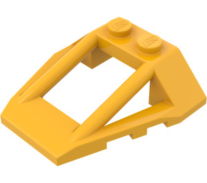 LEGO Orange clair brillant Pare-brise 4 x 4 x 1 Roll Cage (28977 / 47758)