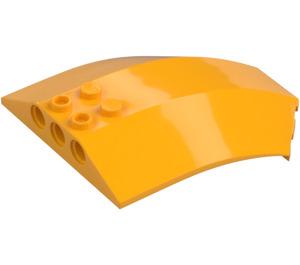 LEGO Bright Light Orange Windscreen 6 x 8 x 2 Curved (40995 / 41751)