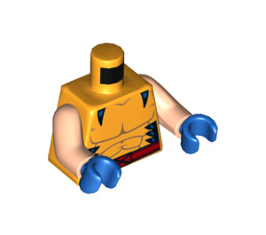 LEGO Orange clair brillant Wolverine Minifig Torse (973 / 76382)