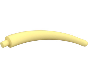 LEGO Bright Light Yellow Animal Tail End Section (40379)