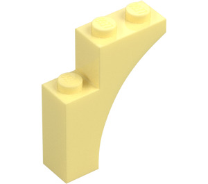 LEGO Helder lichtgeel Boog 1 x 3 x 3 (13965)