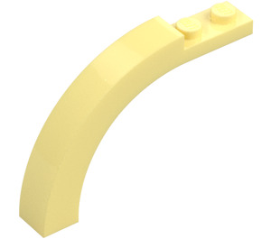 LEGO Jaune Clair Brillant Arche 1 x 6 x 3.3 avec Haut incurvé (6060 / 30935)