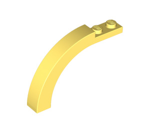 LEGO Bright Light Yellow Arch 1 x 6 x 3.3 with Curved Top (6060 / 30935)
