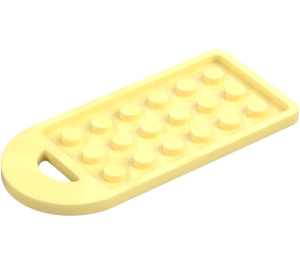 LEGO Bright Light Yellow Baggage Tag 3 x 6 (80390)