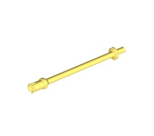 LEGO Bright Light Yellow Bar 7.6 with Stop with Flat End (2714 / 64865)
