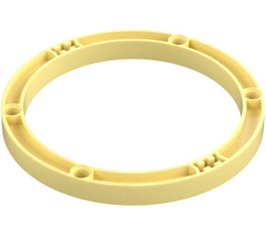 LEGO Bright Light Yellow Beam Circle 11 x 11 (77107)