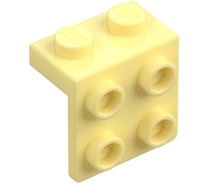 LEGO Bright Light Yellow Bracket 1 x 2 with 2 x 2 (21712 / 44728)