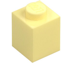 LEGO Klar Ljusgul Kloss 1 x 1 (3005 / 30071)