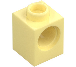 LEGO Bright Light Yellow Brick 1 x 1 with Hole (6541)