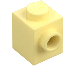 LEGO Jaune Clair Brillant Brique 1 x 1 avec Tenon sur Une Côté (87087)