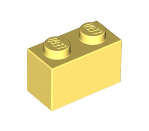 LEGO Bright Light Yellow Brick 1 x 2 with Bottom Tube (3004 / 93792)
