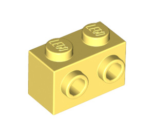 LEGO Jaune clair brillant Brique 1 x 2 avec Goujons sur Une Côté (11211)