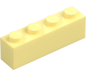 LEGO Helder lichtgeel Steen 1 x 4 (3010 / 6146)