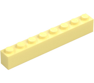 LEGO Světle žlutá Kostka 1 x 8 (3008)