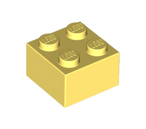 LEGO Jaune clair brillant Brique 2 x 2 (3003 / 6223)