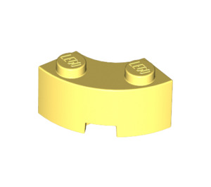 LEGO Bright Light Yellow Brick 2 x 2 Round Corner with Stud Notch and Reinforced Underside (85080)
