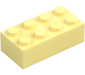 LEGO Bright Light Yellow Brick 2 x 4 (3001 / 72841)