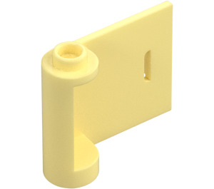 LEGO Giallo chiaro brillante Porta 1 x 3 x 2 Destra con cerniera cava (92263)