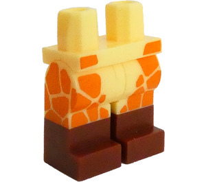 LEGO Bright Light Yellow Giraffe Guy Minifigure Hips and Legs (3815 / 49988)