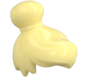 LEGO Bright Light Yellow Hair with Top Knot Bun with Hair Tie (25613)