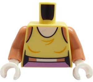 LEGO Bright Light Yellow Lola Bunny Minifig Torso (973)