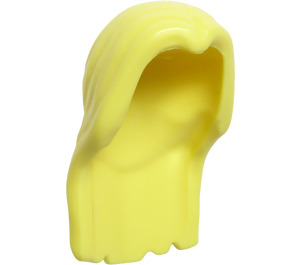 LEGO Jaune clair brillant Longue Cheveux avec séparation centrale (36806)