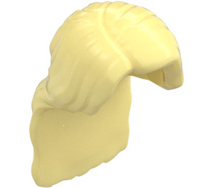 LEGO Bright Light Yellow Long Hair with Side Parting (37703 / 86337)