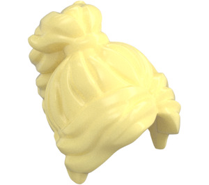 LEGO Giallo chiaro brillante Capelli lunghi ondulati con Coda di cavallo (28432)