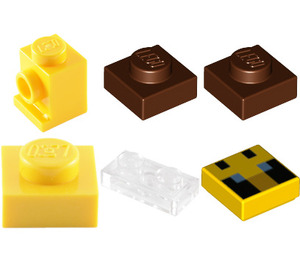 LEGO Jaune clair brillant Minecraft Bee, Passive