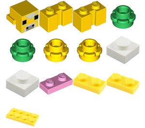 LEGO Bright Light Yellow Minecraft Moobloom Cow