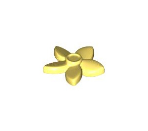 LEGO Bright Light Yellow Minifig Flower with Small Pin (18853)