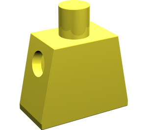 LEGO Helder Lichtgeel Minifig Torso (3814 / 88476)