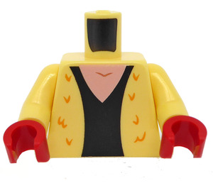 LEGO Bright Light Yellow Minifig Torso Cruella (973 / 76382)