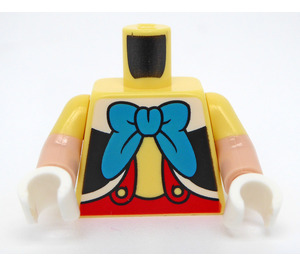 LEGO Klar Ljusgul Minifigur Kropp Pinocchio (973 / 78568)