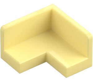 LEGO Bright Light Yellow Panel 1 x 2 x 2 Corner with Rounded Corners (31959 / 91501)