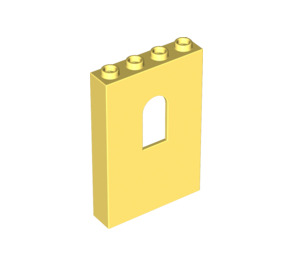 LEGO Bright Light Yellow Panel 1 x 4 x 5 with Window (60808)